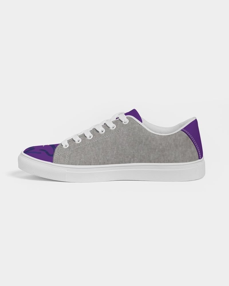 Purple cool grey BY MARVIN JEANS Men's Faux-Leather Sneaker