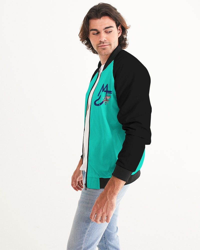 Dark mint 2 by Marvin Jeans and Trinity D Marvin Men's Bomber Jacket