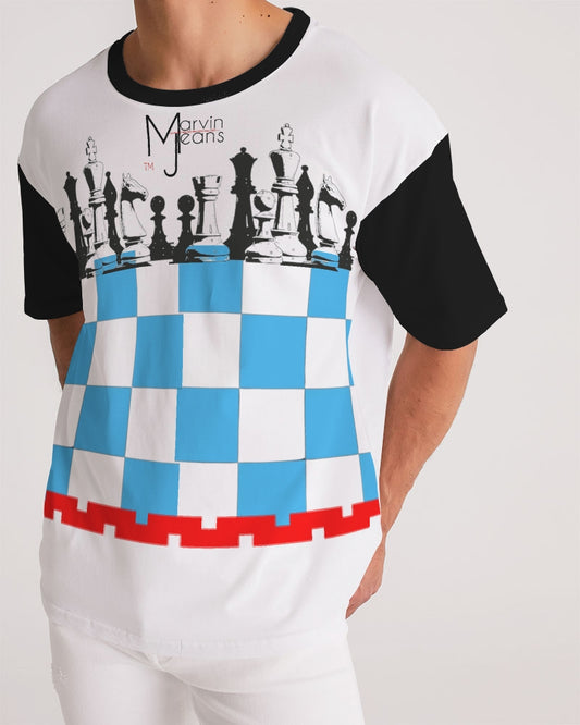 Cosmic combo chest board by Marvin Jeans and Trinity D Marvin Men's Premium Heavyweight Tee