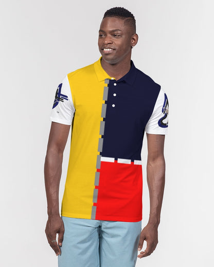 K'Kay by Marvin Jeans and Trinity D Marvin Men's Slim Fit Short Sleeve Polo