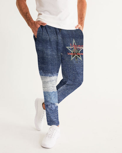 Denim blue by Marvin Jeans and Trinity D Marvin Men's Joggers
