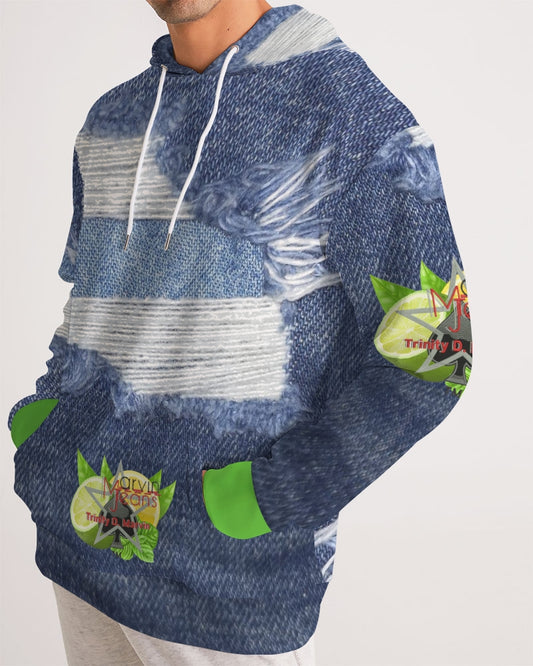 Denim green by Marvin Jeans and Trinity D Marvin Men's Hoodie