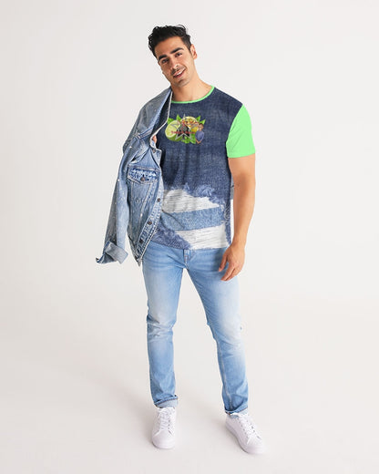 Denim mint  by Marvin Jeans and Trinity D Marvin Men's Tee