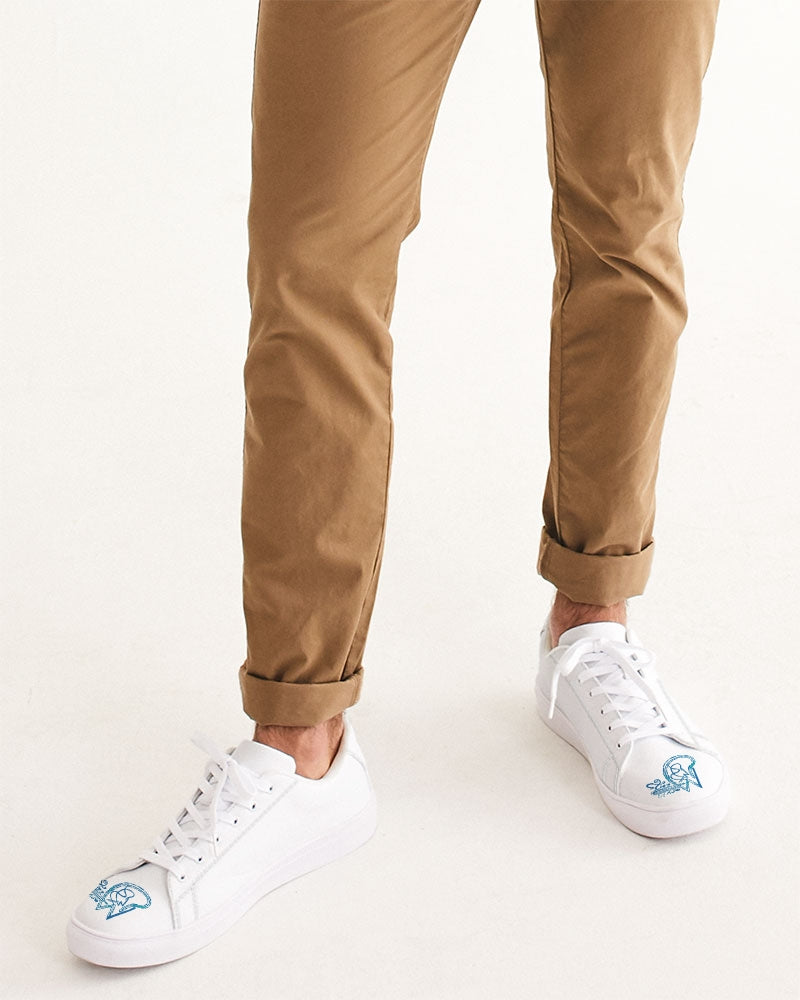 All white logo tip by Marvin Jeans and Trinity D Marvin Men's Faux-Leather Sneaker