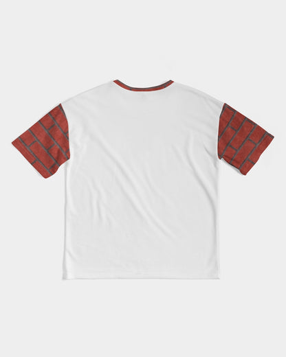 Beyond Definition brick City red sleeve by Marvin Jeans and Trinity D Marvin Men's Premium Heavyweight Tee