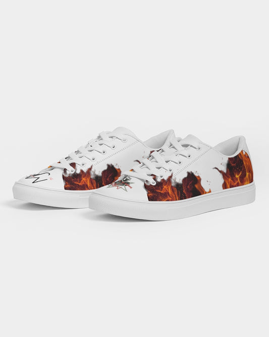 Fire white by Marvin Jeans and Trinity D Marvin Men's Faux-Leather Sneaker