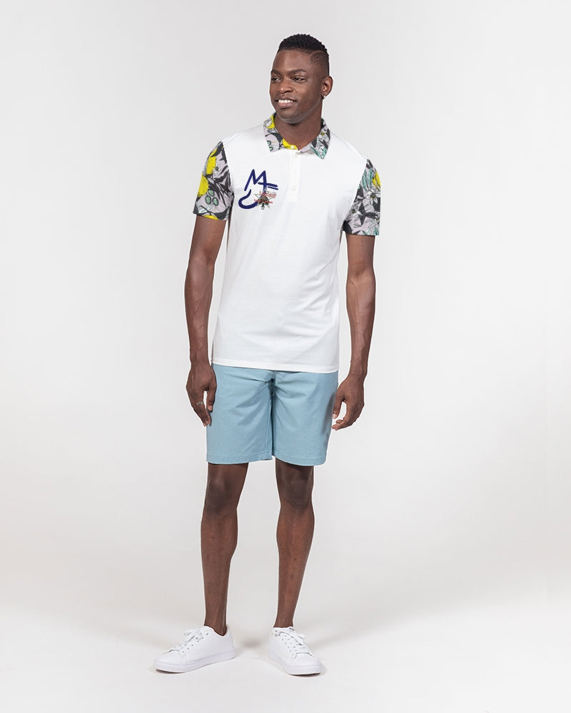 Forest by Marvin Jeans and Trinity D Marvin Men's Slim Fit Short Sleeve Polo