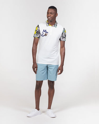 Forest by Marvin Jeans and Trinity D Marvin Men's Slim Fit Short Sleeve Polo