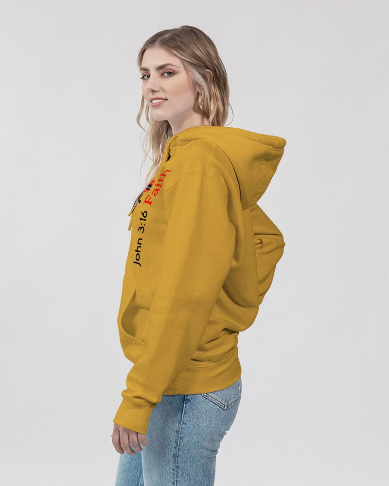 John 3:16 by Marvin Jeans and Trinity D Marvin Unisex Premium Pullover Hoodie | Lane Seven