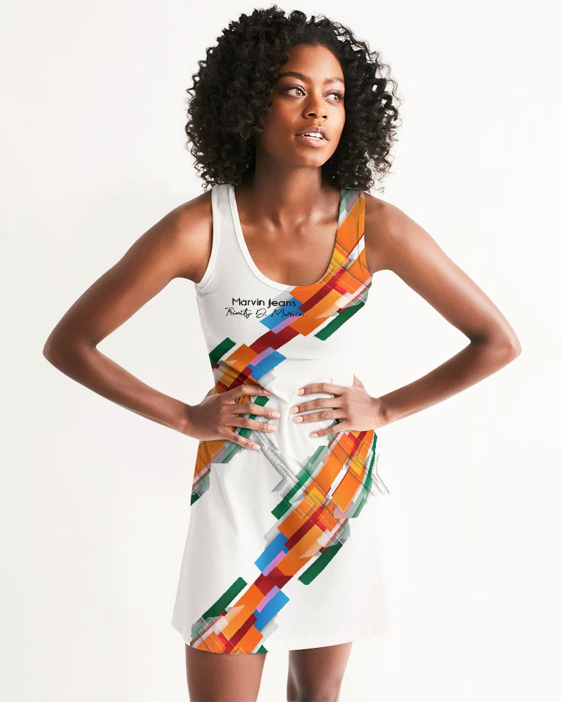 Combo print by Marvin Jeans and Trinity D Marvin Women's Racerback Dress