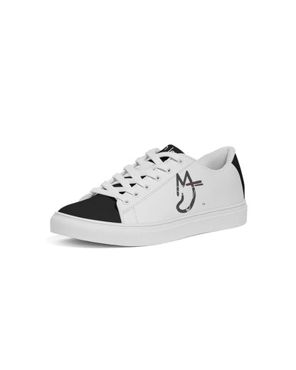 Black and white 2.0 by Marvin Jeans and Trinity D Marvin Men's Faux-Leather Sneaker