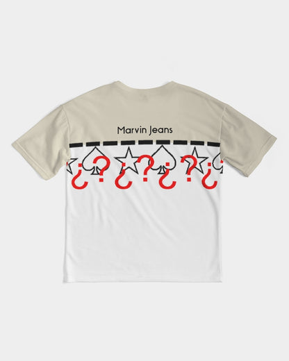 Gospel message Roman's 5:8 Men's Premium Heavyweight Tee