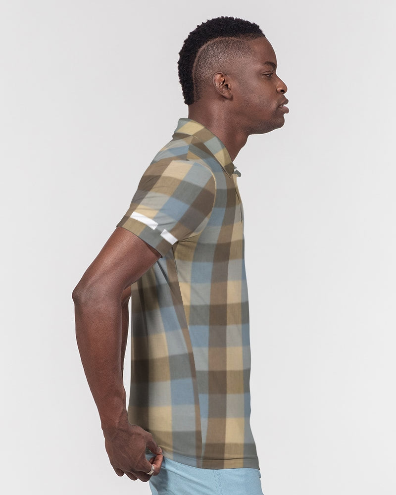 @plaids Men's Slim Fit Short Sleeve Polo