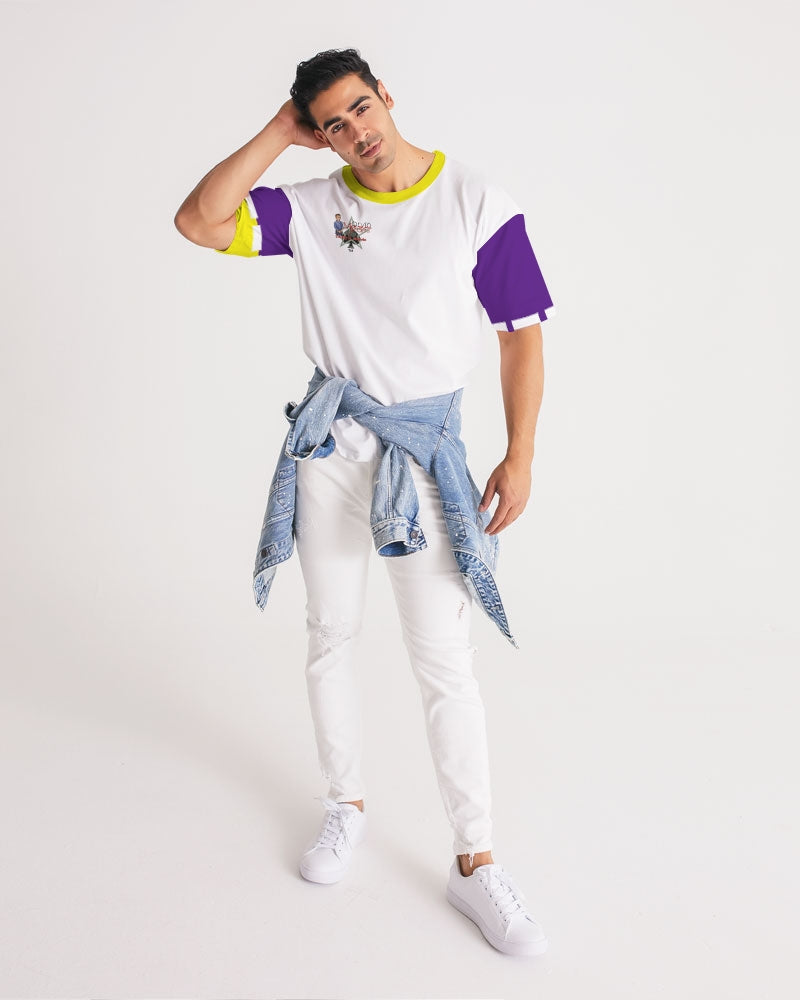 Purple yellow  Men's Premium Heavyweight Tee