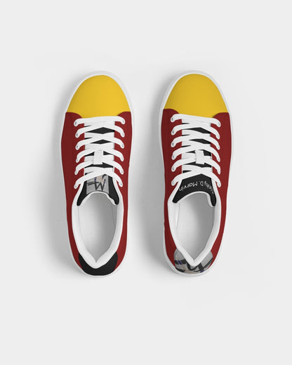 Yellow mix-up BY MARVIN JEANS Men's Faux-Leather Sneaker