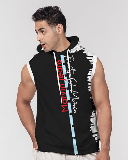 Drip BY MARVIN JEANS Men's Premium Heavyweight Sleeveless Hoodie