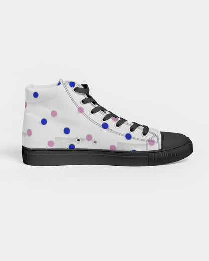 Dots 2.0 by Marvin Jeans and Trinity D Marvin Men's Hightop Canvas Shoe - Black