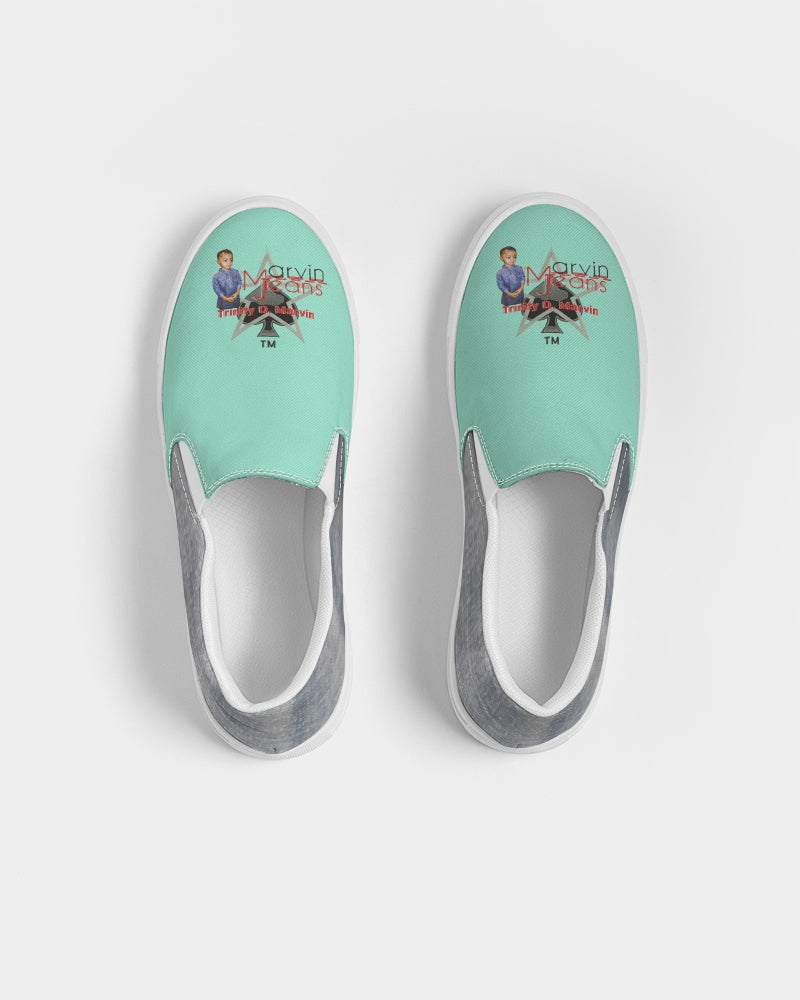 Light mint by Marvin Jeans and Trinity D Marvin Men's Slip-On Canvas Shoe