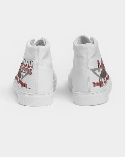 All white by Marvin Jeans and Trinity D Marvin Men's Hightop Canvas Shoe