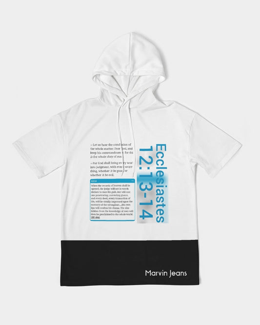 Gospel message BY MARVIN JEANS Men's Premium Heavyweight Short Sleeve Hoodie
