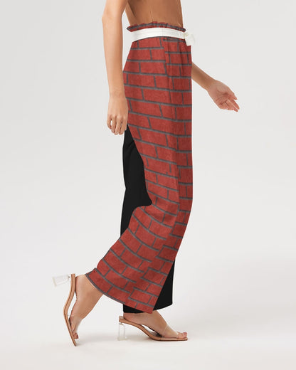 Brick city red by Marvin Jeans and Trinity D Marvin Women's High-Rise Wide Leg Pants