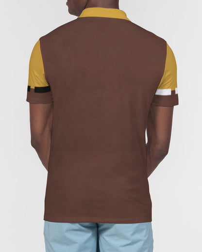 Premium Gold by Marvin Jeans and Trinity D Marvin Men's Slim Fit Short Sleeve Polo
