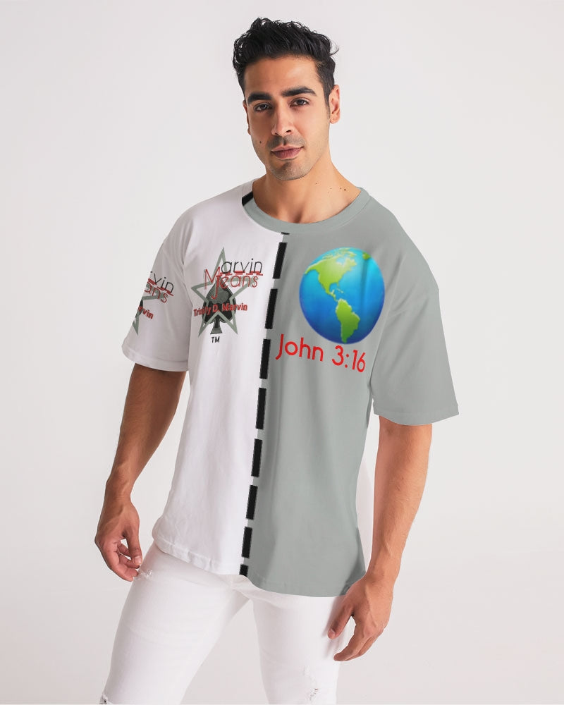 John 3:16 BY MARVIN JEANS Men's Premium Heavyweight Tee