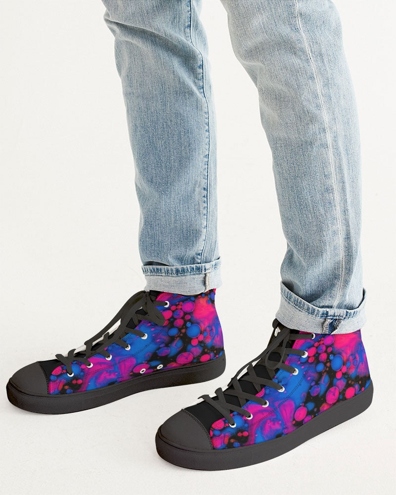 High Tide Legacy BY MARVIN JEANS Men's Hightop Canvas Shoe - Black