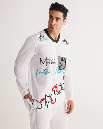 London Paris) Glorious brand Men's Long Sleeve Sports Jersey