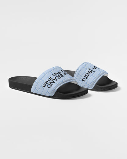 Baby blue brick Men's Slide Sandal