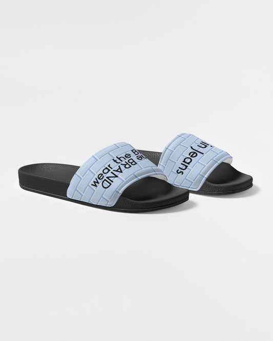 Baby blue brick Men's Slide Sandal
