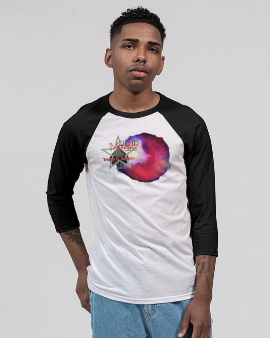 High tide by Marvin Jeans and Trinity D Marvin Unisex Three-Quarter Sleeve Baseball Tee | Bella + Canvas