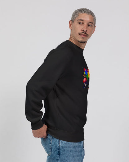 Black splash Unisex Premium Crewneck Sweatshirt | Lane Seven