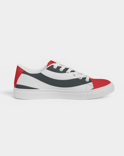 Zebra red by Trinity D Marvin Men's Faux-Leather Sneaker