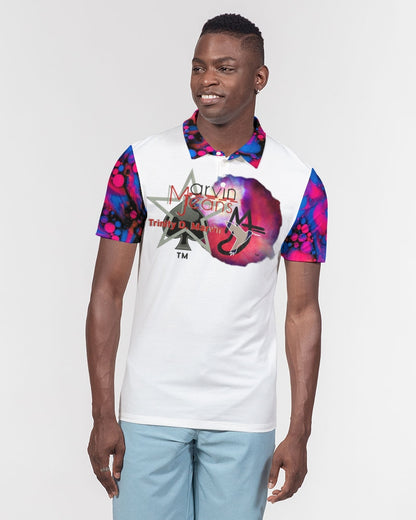 High tide by Marvin Jeans and Trinity D Marvin Men's Slim Fit Short Sleeve Polo