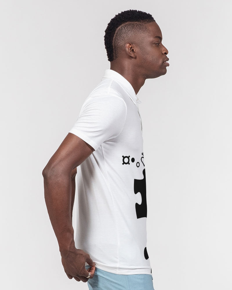 Boundaries puzzle mix by Marvin Jeans and Trinity D Marvin Men's Slim Fit Short Sleeve Polo