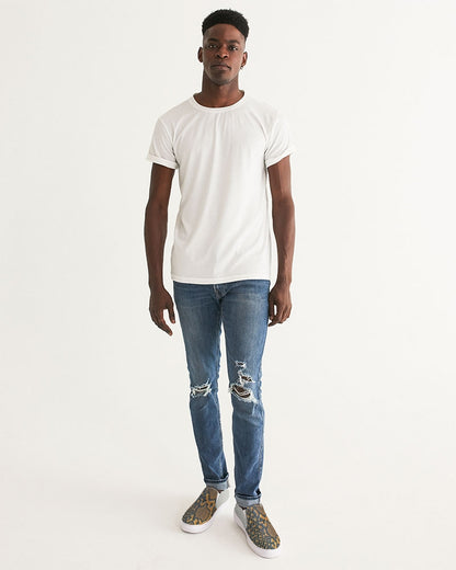 Calf print gator white by Marvin JEANS Men's Slip-On Canvas Shoe