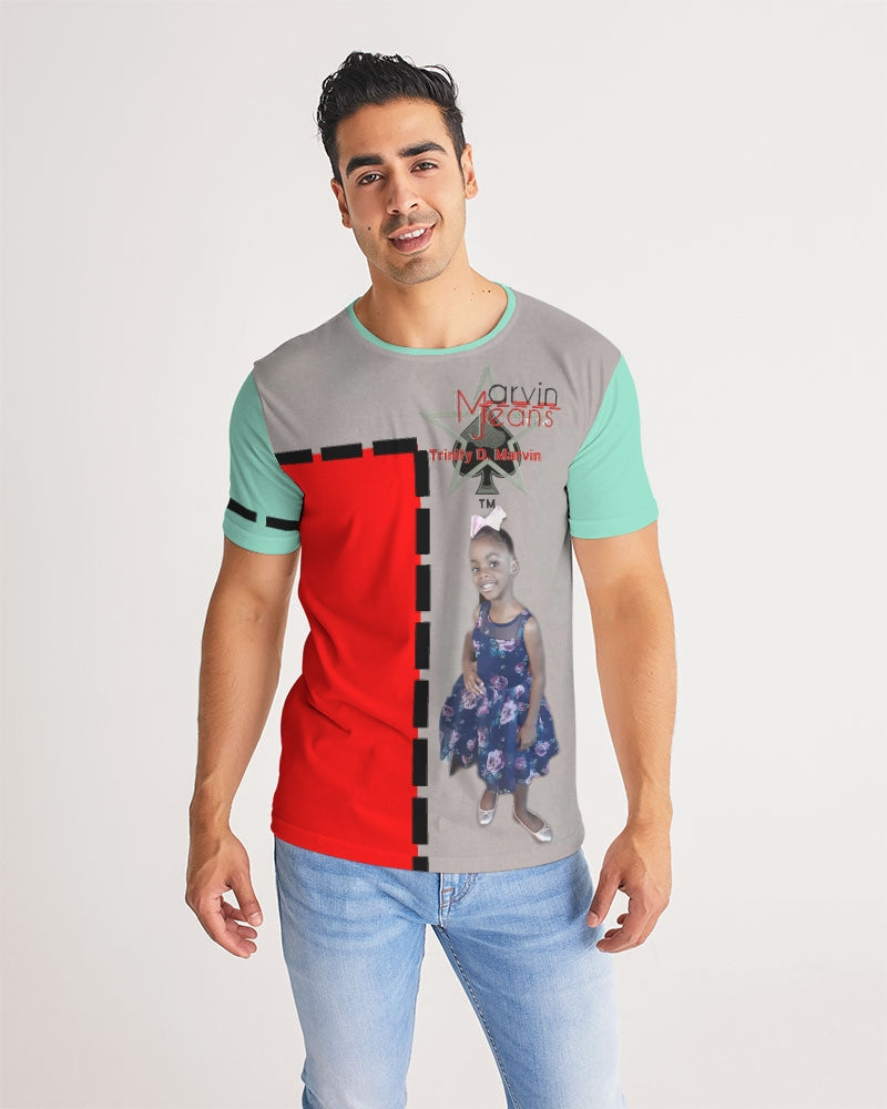 Light grey color mix by Marvin Jeans and Trinity D Marvin Men's Tee