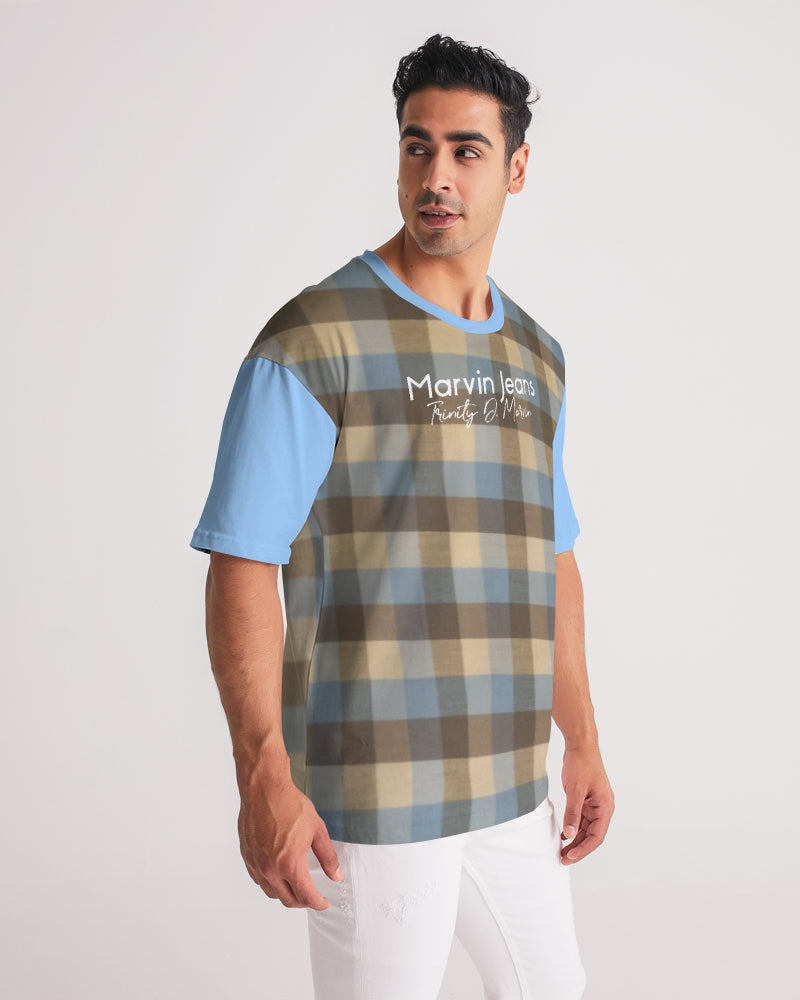 @plaids baby blue Men's Premium Heavyweight Tee