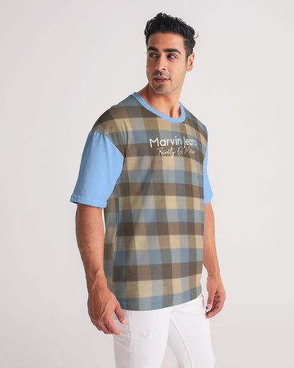 @plaids baby blue Men's Premium Heavyweight Tee