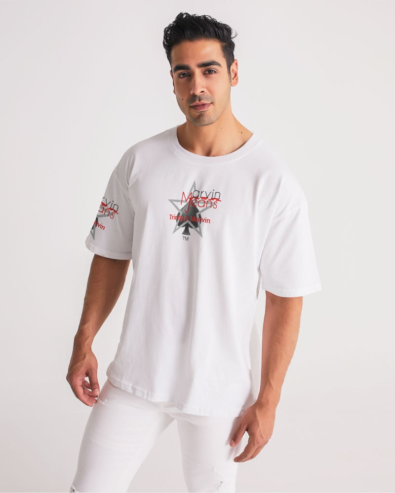 All white Men's Premium Heavyweight Tee