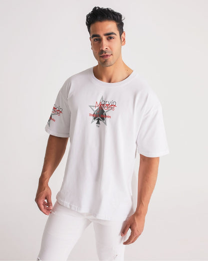 All white Men's Premium Heavyweight Tee