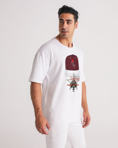 Logo cap by Marvin Jeans and Trinity D Marvin Men's Premium Heavyweight Tee