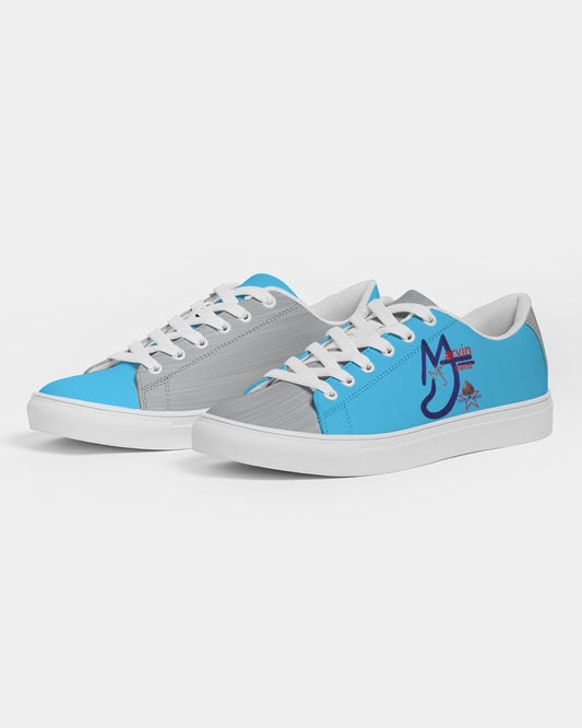 Loud blue mix by Marvin Jeans and Trinity D Marvin Men's Faux-Leather Sneaker