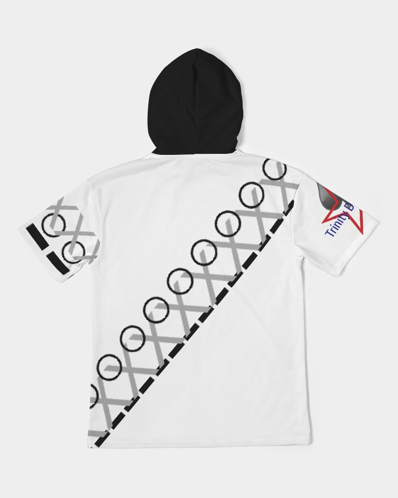 All White New-Legacy by Marvin Jeans and Trinity D. Marvin Men's Premium Heavyweight Short Sleeve Hoodie