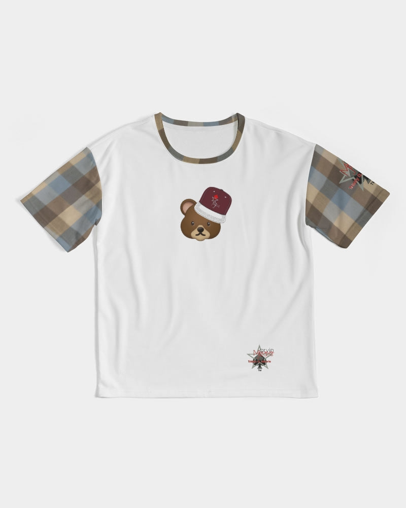 @plaids bear cap Men's Premium Heavyweight Tee