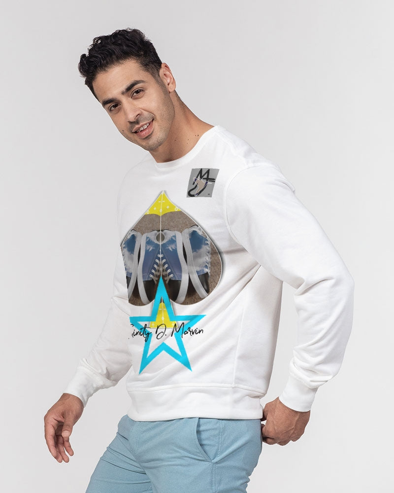 Classic sneakers 2 skydive BY MARVIN JEANS Men's Classic French Terry Crewneck Pullover