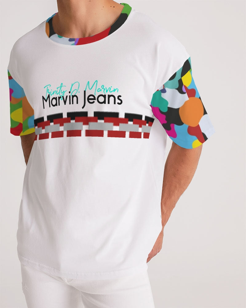 Crazy combo by Marvin Jeans and Trinity D Marvin Men's Premium Heavyweight Tee