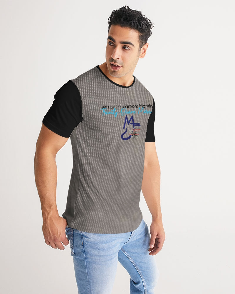 Dark grid by Marvin Jeans and Trinity D Marvin Men's Tee