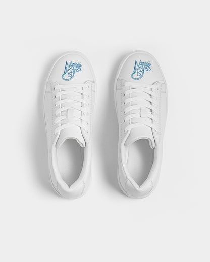 All white logo tip by Marvin Jeans and Trinity D Marvin Men's Faux-Leather Sneaker